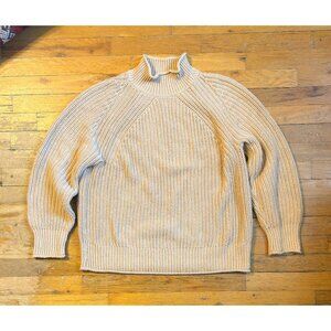 J. Crew Relaxed Cotton Rollneck Fisherman Sweater